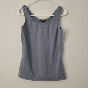NIC+ZOE Tank Top Blue Gray Womens Small